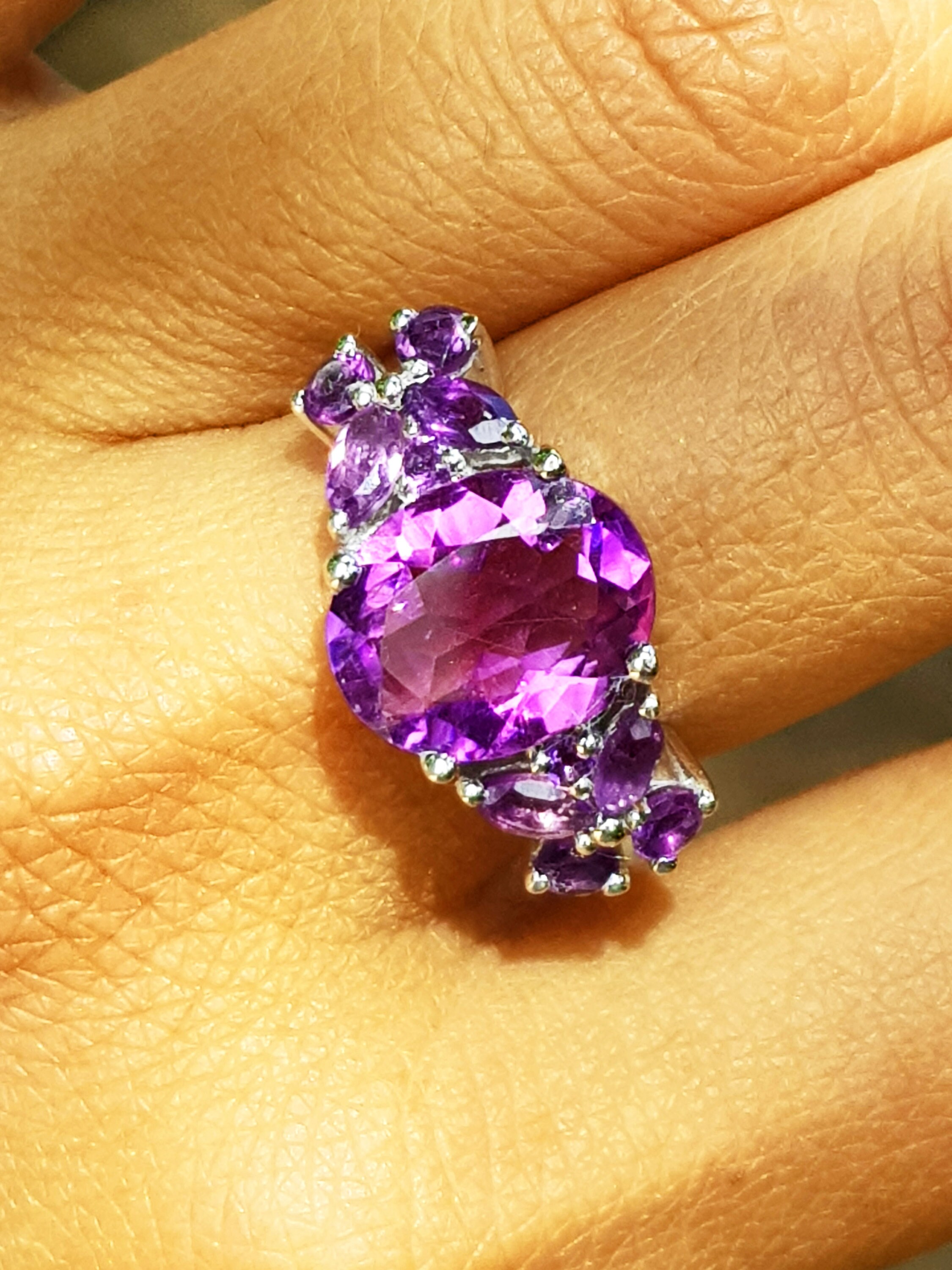 genuine amethyst gemstone