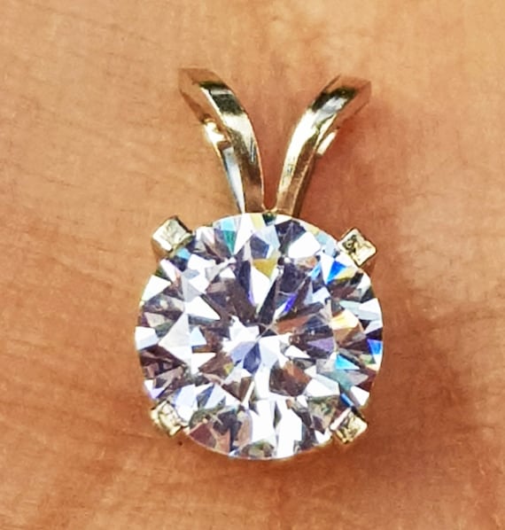 Vvs lab sale diamond pendant