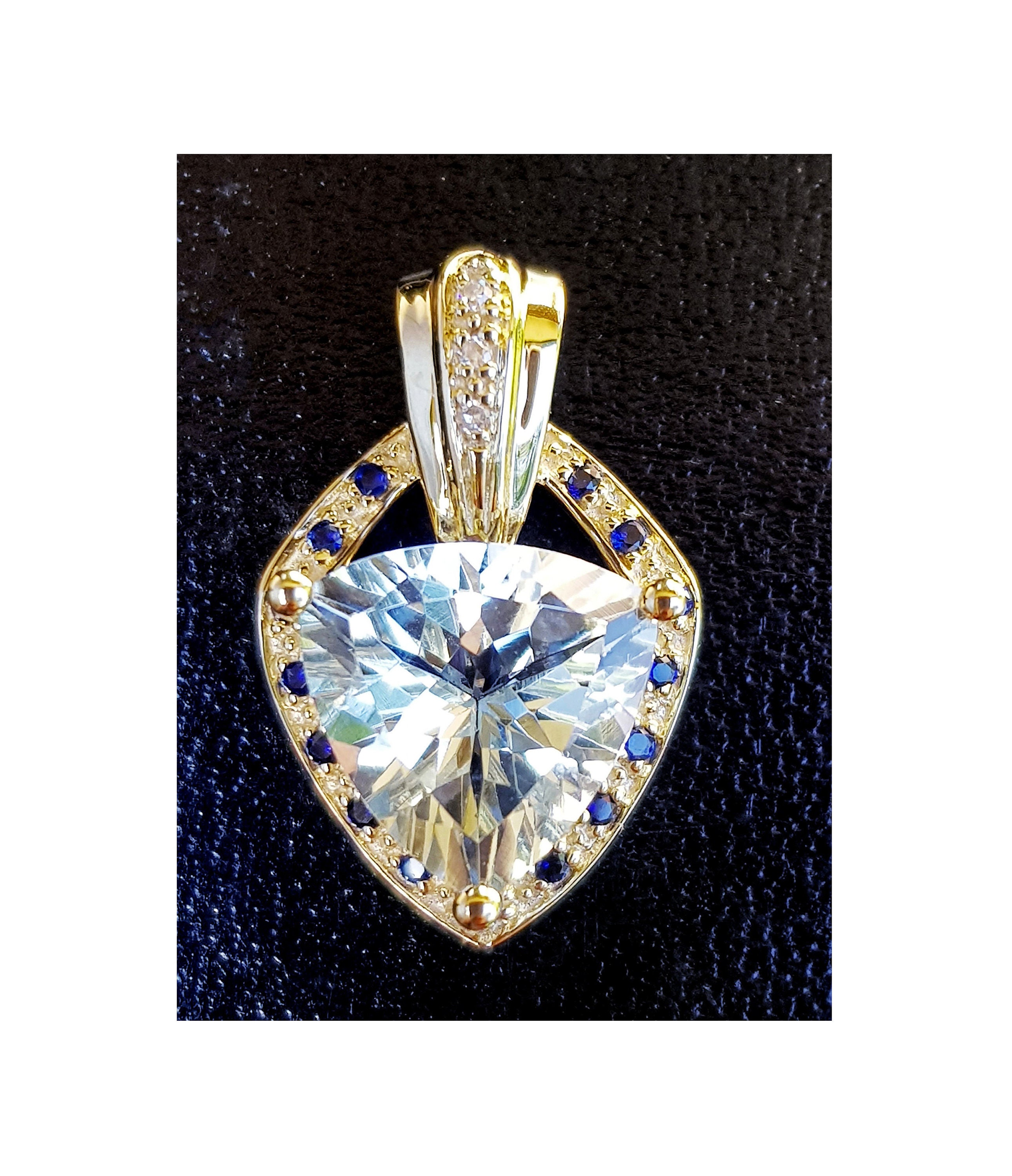 Aquamarine and best sale sapphire