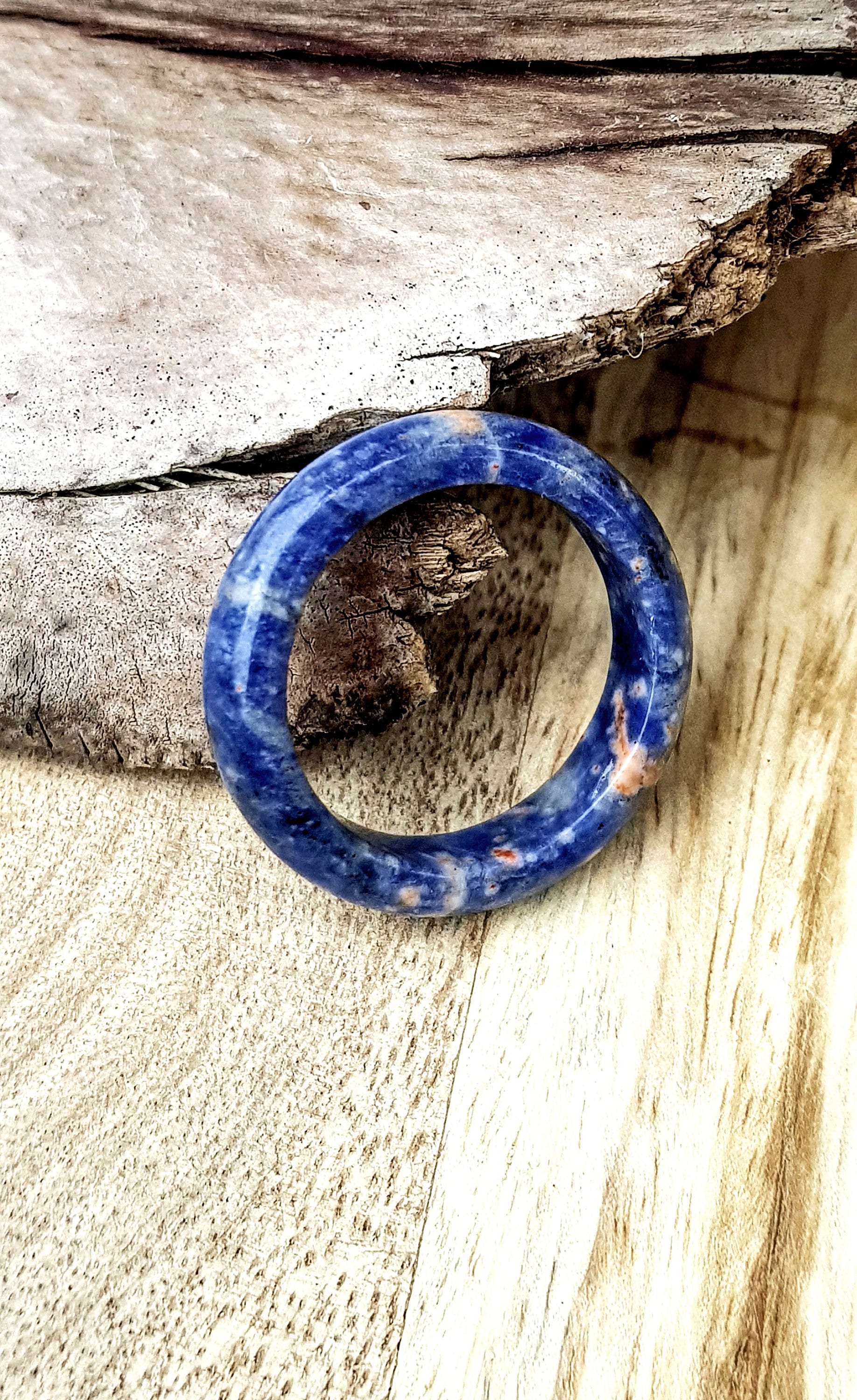 Sodalite crystal ring deals