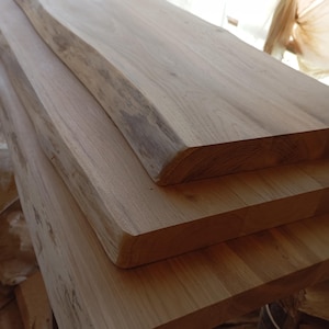 Płyta dębowa z krawędzią na żywo: płyty meblowe z dębu o grubości 40-45 mm do samodzielnego montażu