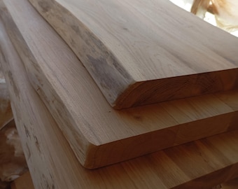 Live Edge Oak Slab: 40-45mm Thick DIY Oak Furniture Boards