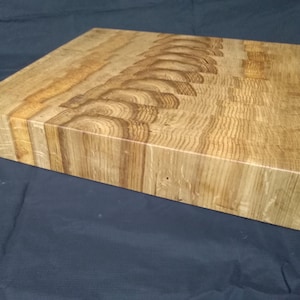 Thick Oak Cutting Board: Large Kitchen Block (45 x 38 x 7 cm)