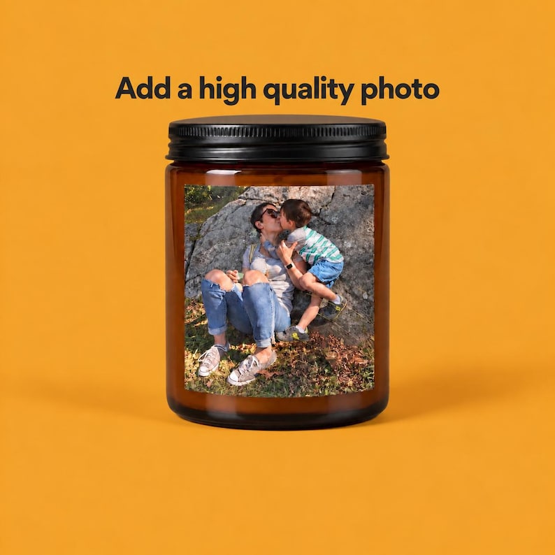 Marigold Soy Candle, Día de los Muertos Ofrenda, Cempasúchil Memorial Gift, Bergamot Sandalwood Scent image 5