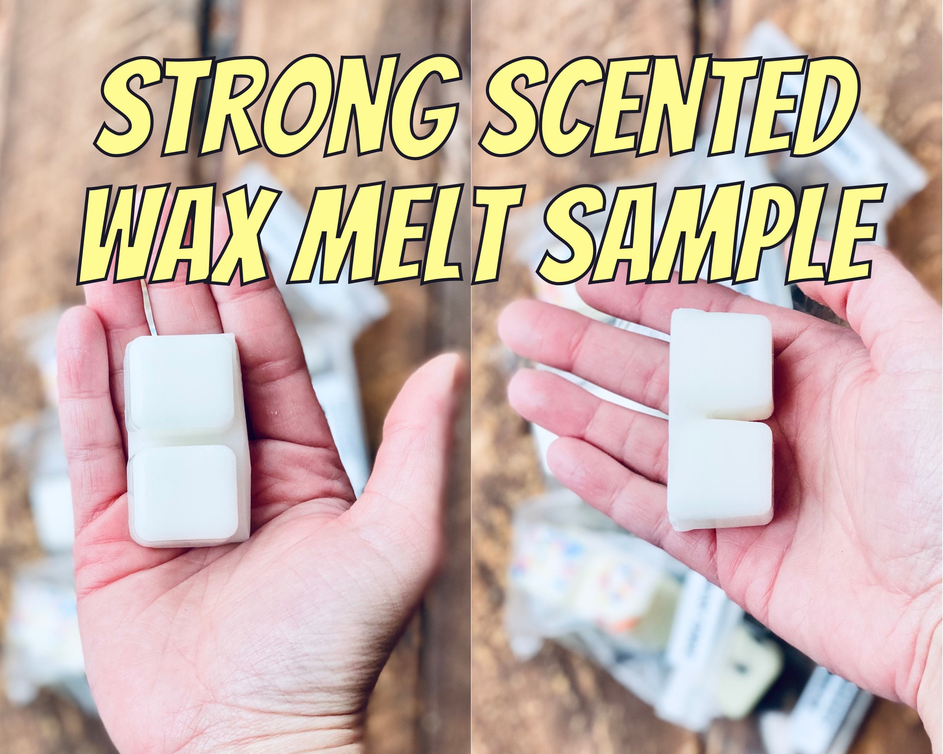 Strong scented wax melt samples Candle melts Personalized Etsy
