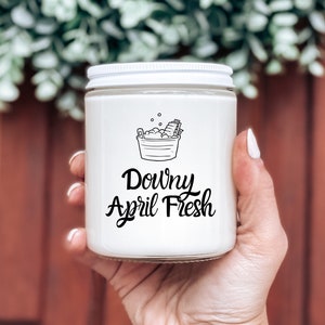 SOLD OUT Downy scented soy candle, Clean linen soy Candles, Fresh linen, Clean scent candle, Downy candle, Spring scents