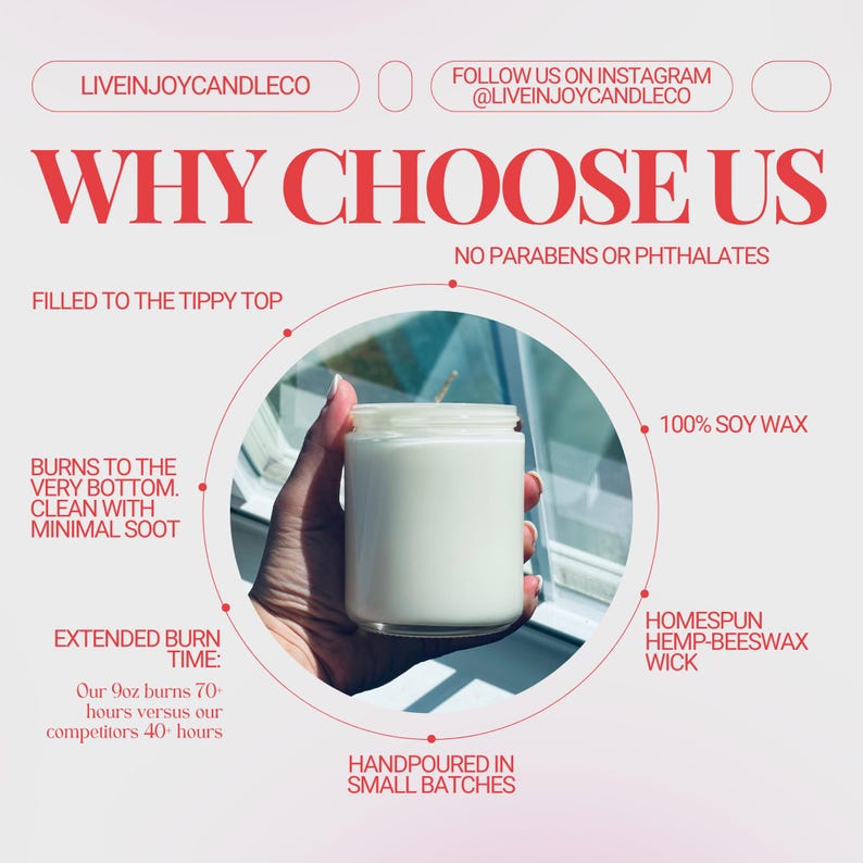 LiveInJoyCandleCo Candle - Thumbnail 2