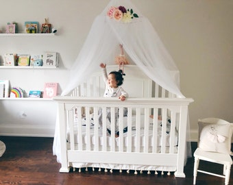 Children's canopy, baby canopy, bed canopy, kids play tent, magical fort, kids reading area, play space, crib tent, tulle tent, sleep net