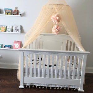 Children's canopy, baby canopy, bed canopy, kids play tent, magical fort, kids reading area, play space, crib tent, tulle tent, sleep net image 8