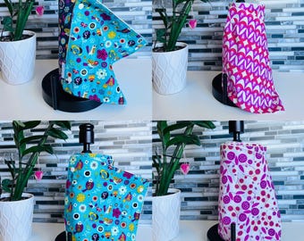 Reusable Paper Towels with Snaps, Organic Bamboo Terry, Set of 8 Kitchen Rolls