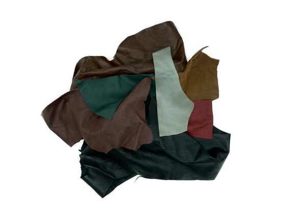 Leather Remnants Variety of Colors per box. Available in 3, 5, 10