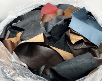 10 Lb Full Grain Authentic Leather Scrap Remnants Scrap Leather Pieces High Quality Great Value