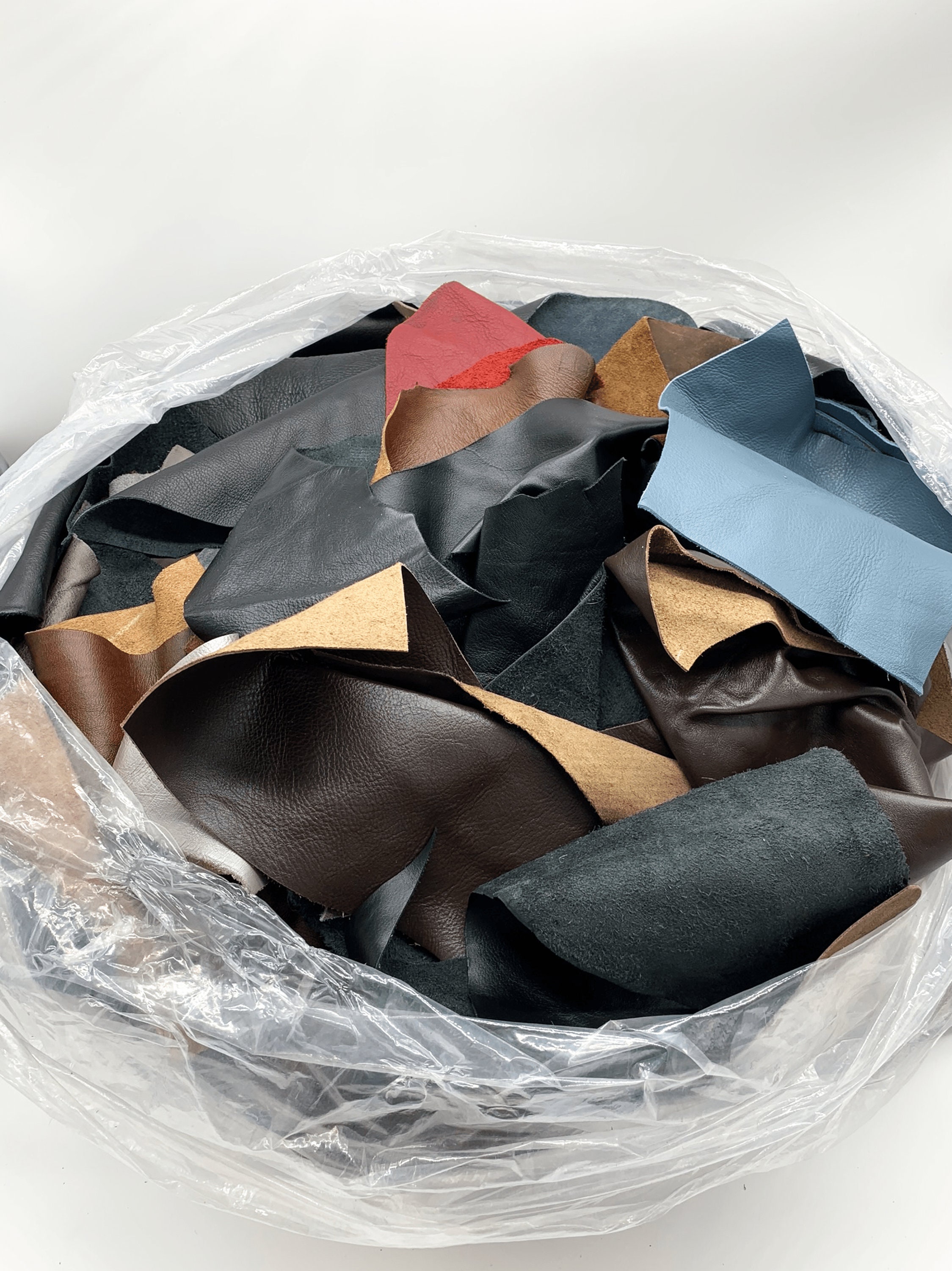 Small Random Leather Scraps and Off Cuts | Gillows & Co.