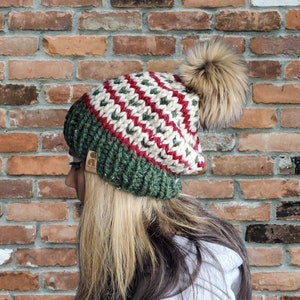 Weihnachtsstrickmütze, Winter Tuque