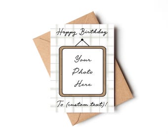 Birthday Card | custom photo | custom wording