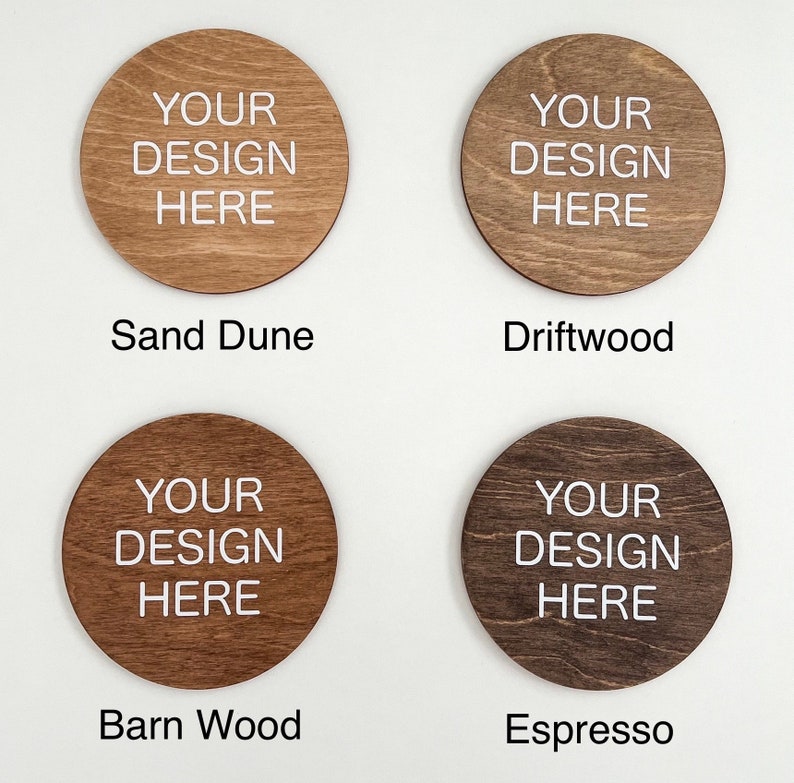 Wooden Magnets with Strong Hold custom hometown magnets 1.5 inches round housewarming gift moving gift engagement gift image 8