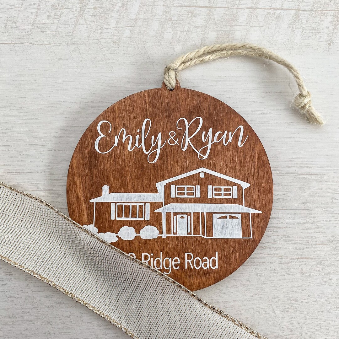 Keepsake House or Apartment Ornament Custom Wooden 4 Inch Etsy