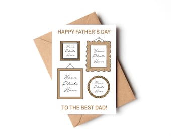 Father’s Day Card | custom photo gallery wall