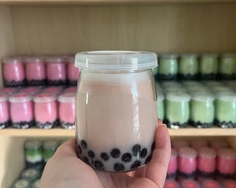 Chai Latte Boba Candle