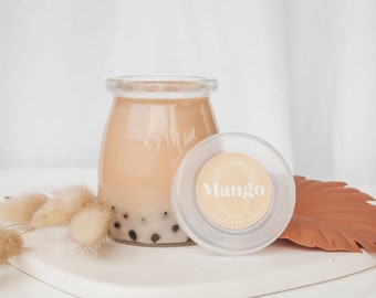 Mango Boba Milk Tea Candle