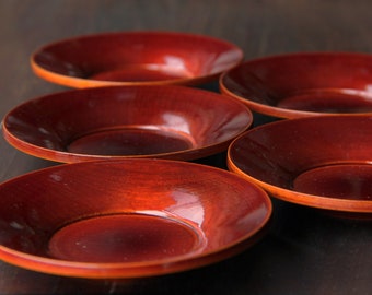 Japanese lacquerware | Etsy Modern lacquerware set (2 bowls + 2