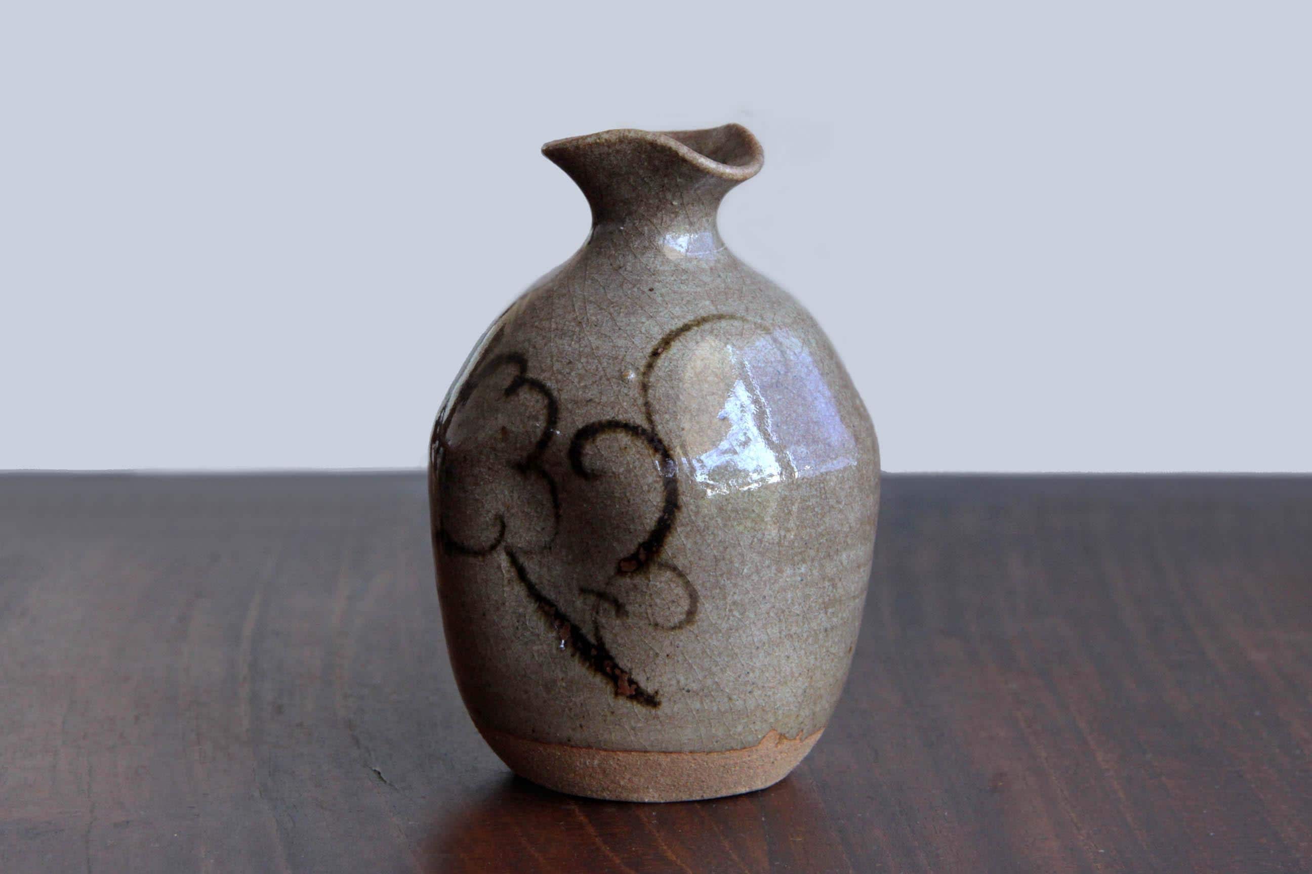 工芸品 Flower base Sake bottle Karatsu-yaki 買い誠実 Flower Base eBay | Karatsu-Yaki Bottle Sake 工芸品