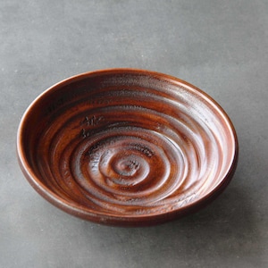 Hand Carved Wooden Saucer | Sanuki-Bori | Japanese Tea