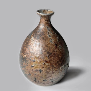 Bizen Pottery Sake Bottle by Kouken Hibata