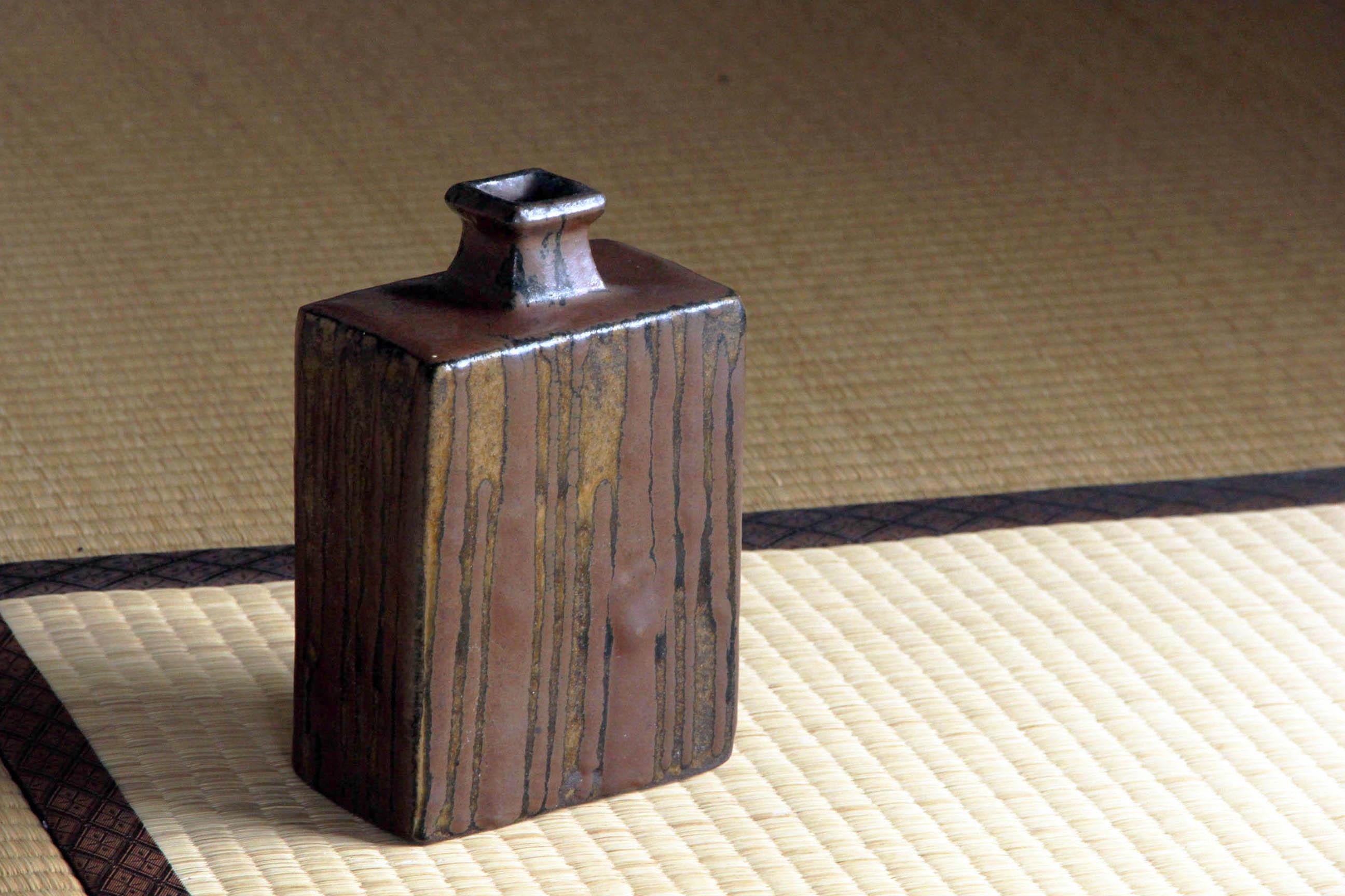 高さ21cm / 花瓶 益子焼作家 木村一郎作 - Etsy 日本