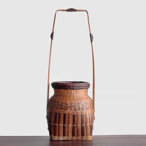 竹製フラワーバスケット | 日本の手工芸品 | 花入花瓶