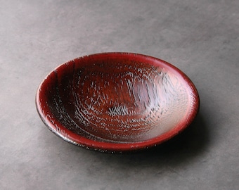 15cm / Japanese Wooden Plate | Paulownia Lacquerware | Table Ware
