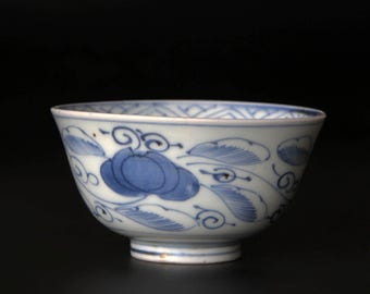 Antique Imari Bowl | Chawan Rice Bowl | Japanese Porcelain Tableware