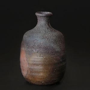 Bizen Sake Bottle | Unglazed Japanese Pottery 45