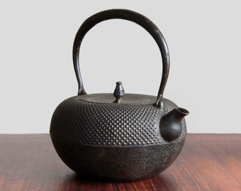 アンティーク龍門堂造鉄瓶 明治時代の鉄瓶 - Etsy 日本