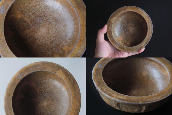 河村又次郎作 同心円模様の陶器皿 河村又次郎作 灰皿 【器道楽】