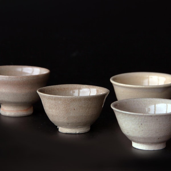 Old Hagi-Yaki Sake Cup | Japanese Ceramic
