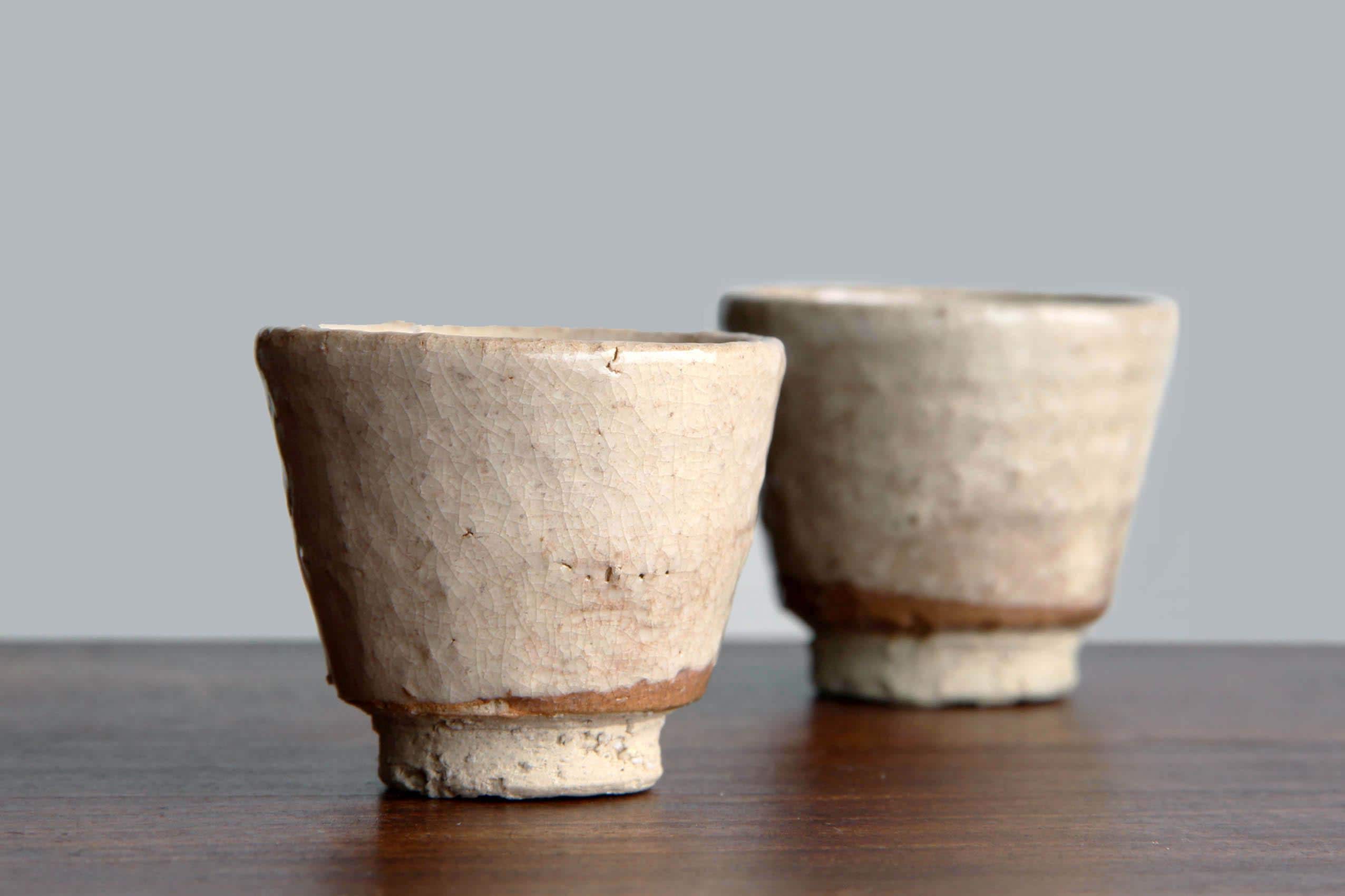Old Sake Cup | Hagi Pottery | Japanese Ceramic