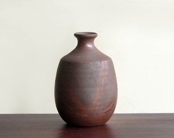 Sake Bottle by Koudo Kamura | Bizen Pottery | Japanese Ceramic | Tokkuri | Tokuri 721