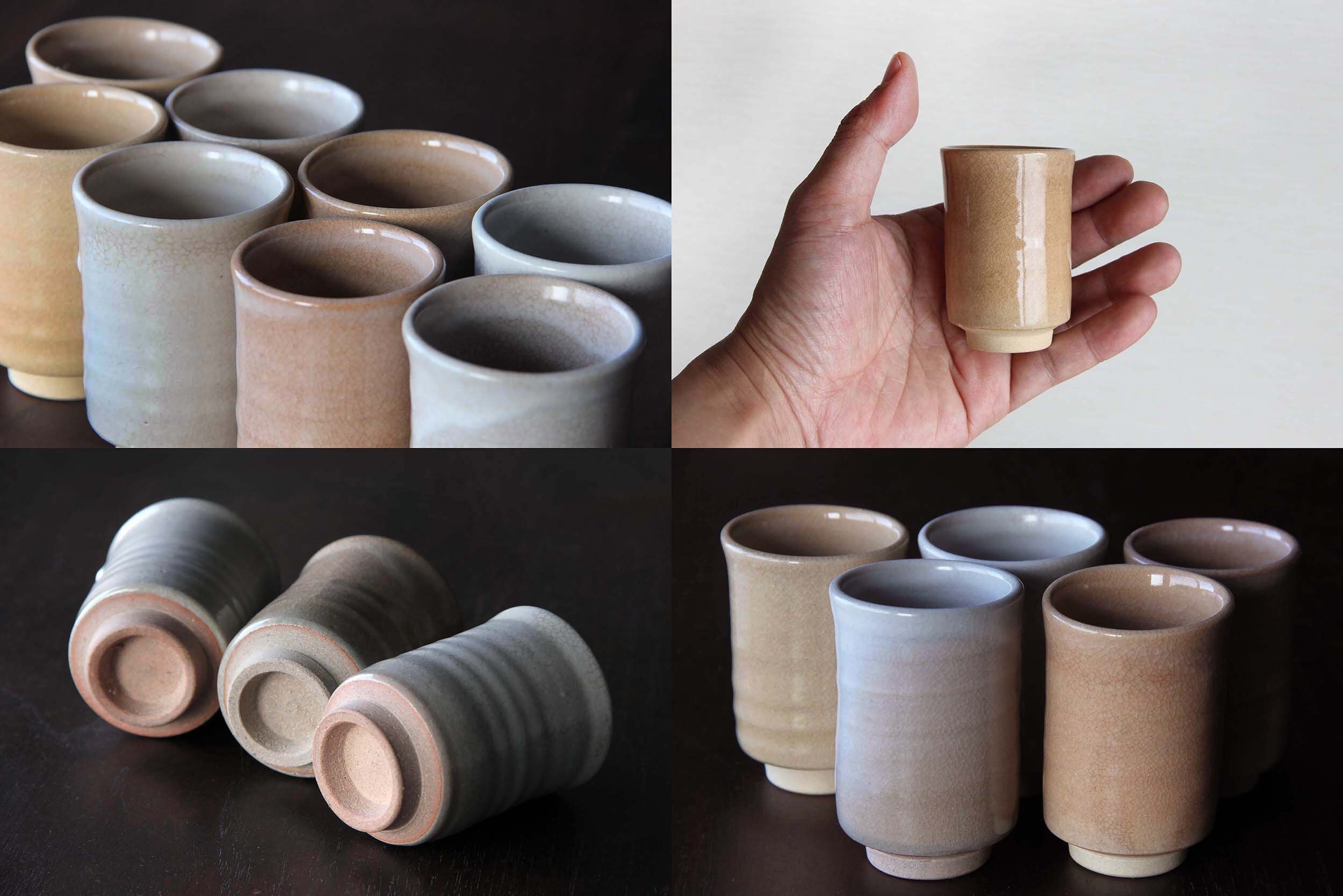 茶入れ 仕服 小ぶり Vintage Hagi Ware | Small Size Tea Cup | Japanese Ceramic - Etsy