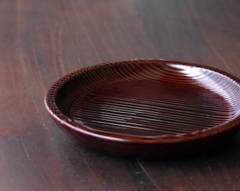 15cm / Wooden Plate | Cedar Tree Lacquerware | Tableware | Japanese Craft