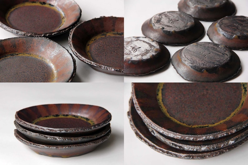 12cm / Tableware by Fuminao Moriwaki Japanese Ceramic Plate image 5
