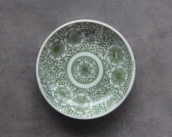11cm / Old INBAN Small Plate | Japanese Antique Porcelain | Japanese Graphic | Retro Dish