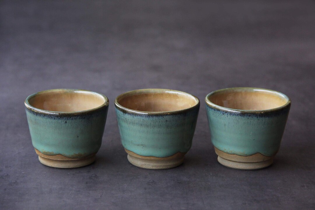 Vintage Sake Cup Japanese Ceramic Ochoko Guinomi Etsy