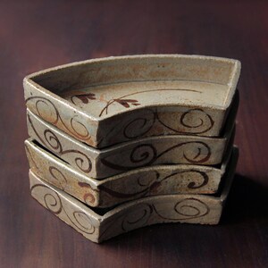 16cm / Vintage Tableware | Karatsu-Yaki | Japanese Ceramic Japan Tableware | Japanese Plate