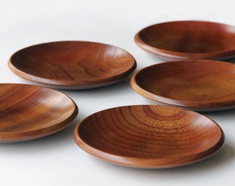 13.7cm / Wooden Plate | Japanese Craft | Tableware