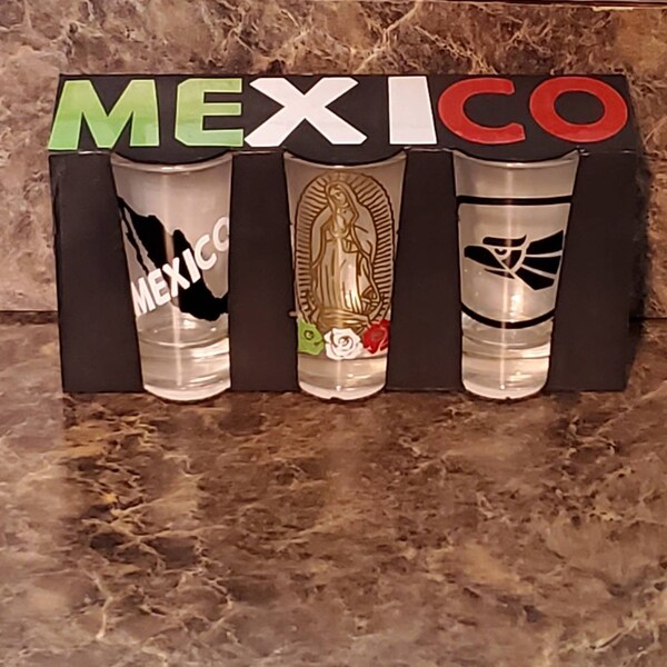 Mexico Shot Glass Etsy