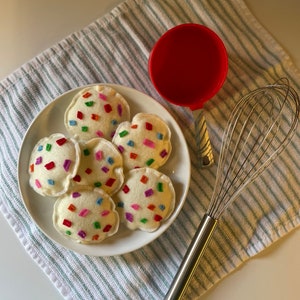 Felt Sugar Cookies | Felt Play Food | Play Food | Imaginative Felt Food | Felt Toys | Handmade Felt Food