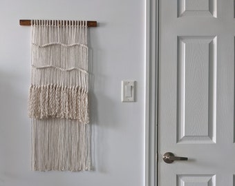 Macrame Wall Hanging / Wave Wall Hanging / Macrame Decor