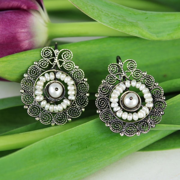 Oaxaca Feather Drop Earrings