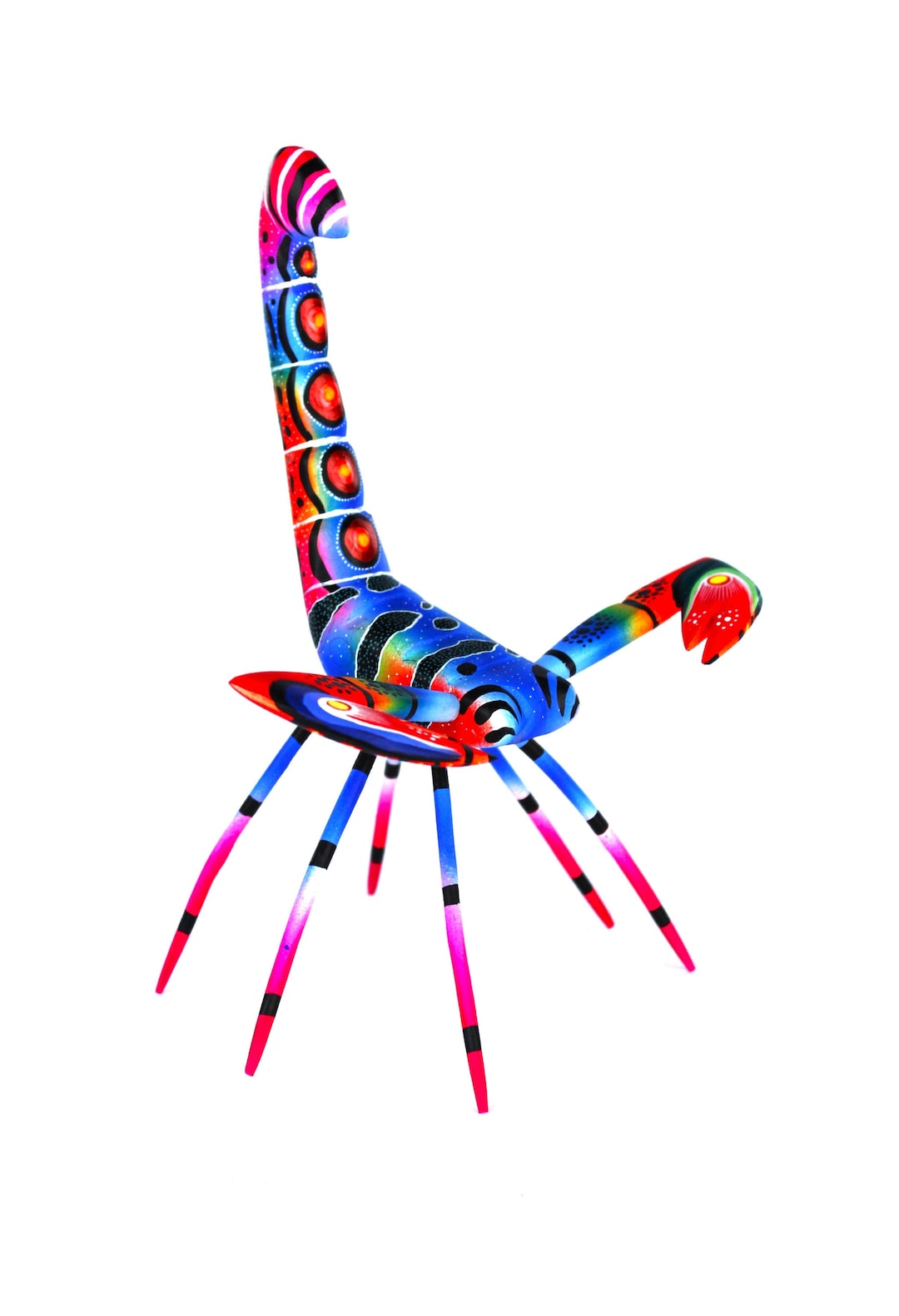 Oaxacan Wood Carving Scorpion Insect Alebrije by Fidel Blas Mexican ...